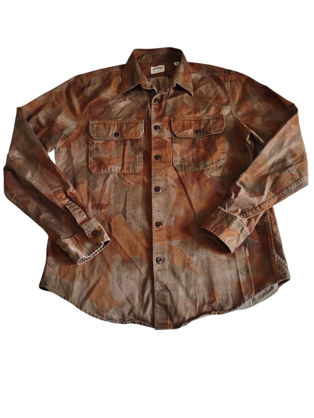 Todd Snyder Medium Camo Two Pocket Utility Shirt